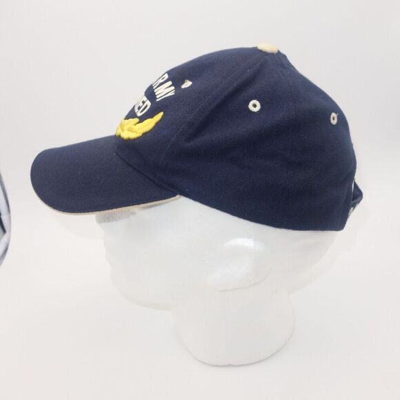 CapTown Blue Gold United States Army Retired Hat Cap Veterans OSFA Adjustable - Picture 4 of 7